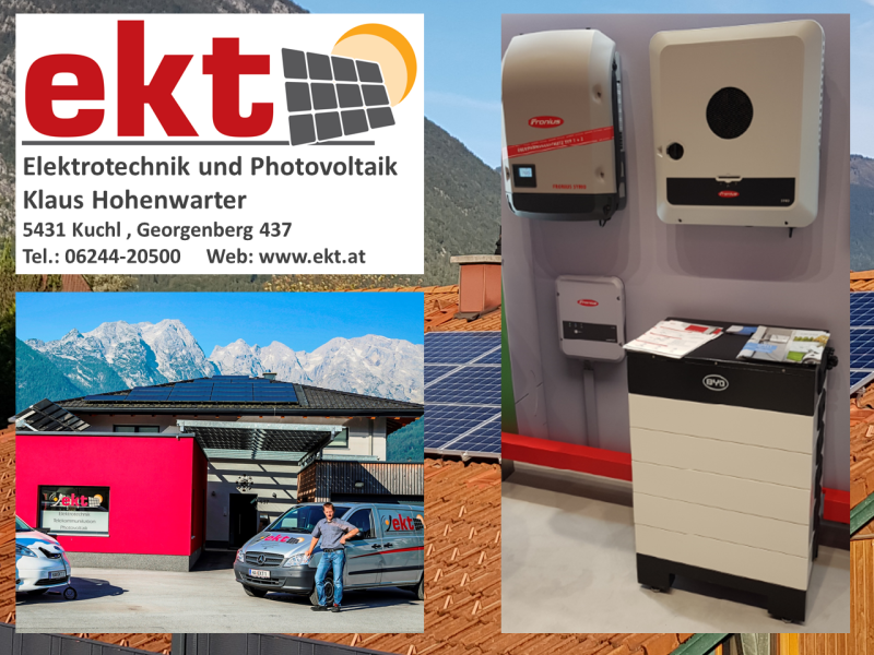 ekt - photovoltaik - Klaus Hohenwarter